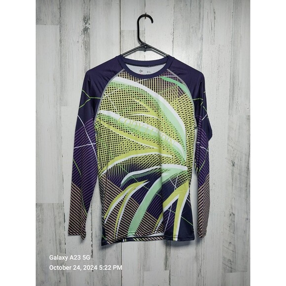 Cody Lundin Compression Rash Guard Men's XL Long Sleeve Multicolor - Picture 1 of 6